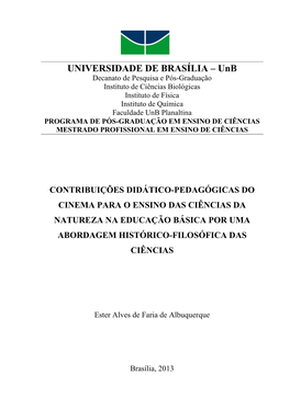 Universidade De Brasília –