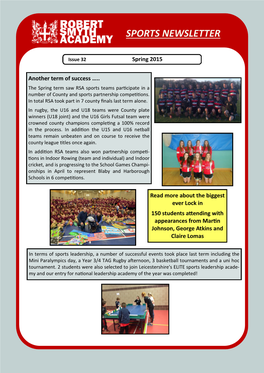 Sports Newsletter