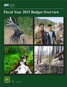 USDA Forest Service FY 2015 Budget Overview