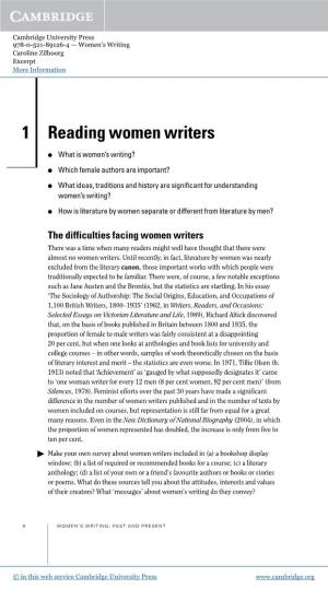 Reading Women Writers 11