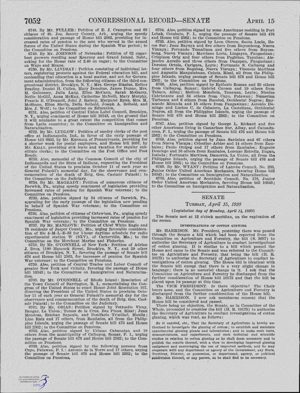 Congressional Record-Senate April 15 6748
