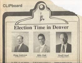 Election Time in Denver
