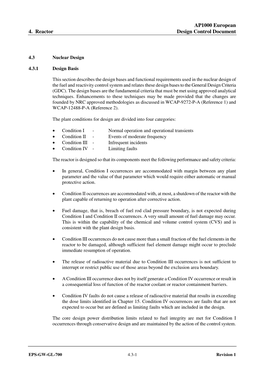 AP1000 European 4. Reactor Design Control Document