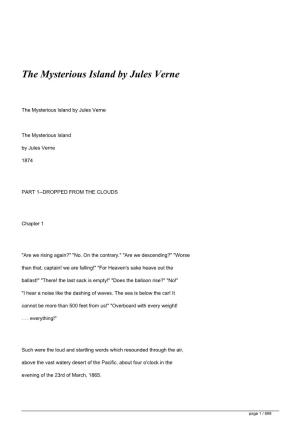 The Mysterious Island by Jules Verne&lt;/H1&gt;