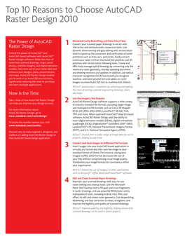 Top 10 Reasons to Choose Autocad Raster Design 2010