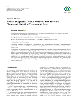A Review of Test Anatomy, Phases, and Statistical Treatment of Data