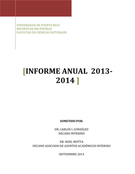 Informe Anual 2013-2014 1
