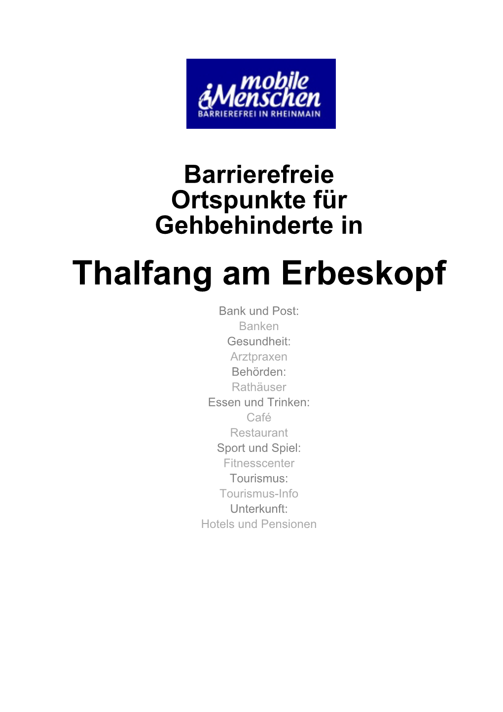 Thalfang Am Erbeskopf.Pdf