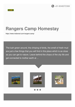 Rangers Camp Homestay