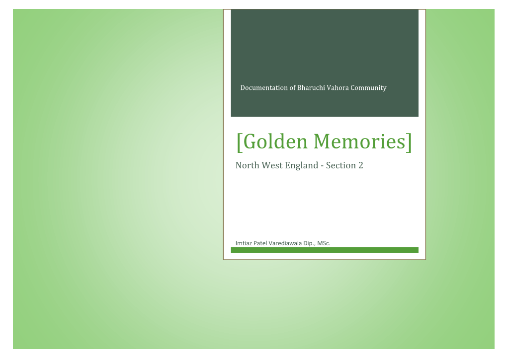 Golden Memories – North West England – Section 2