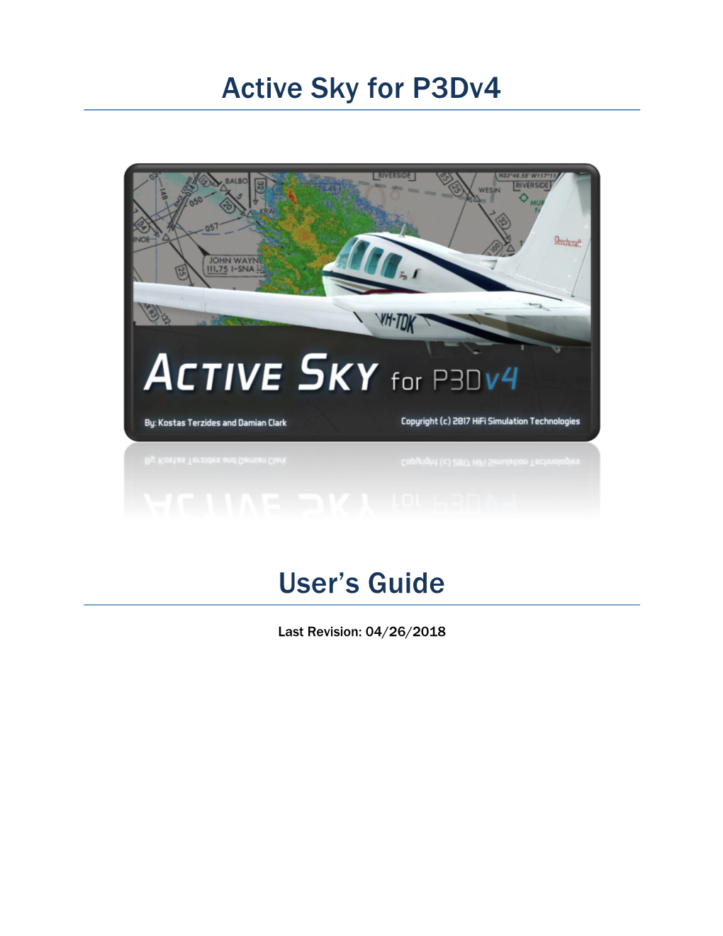 Active Sky for P3dv4 User's Guide