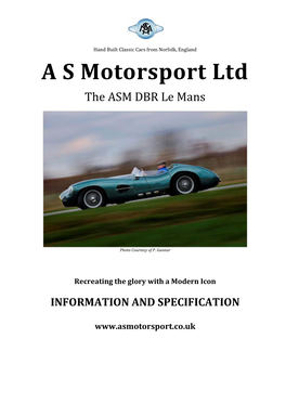 A S Motorsport Ltd