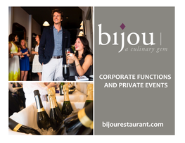 Corporate Events and Private Events