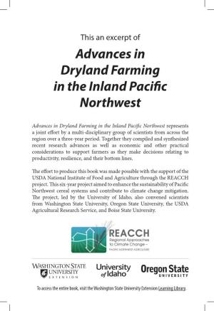 Advances in Dryland Farming in the Inland Pacific Northwest