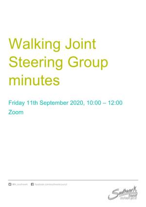 Walking Joint Steering Group Minutes