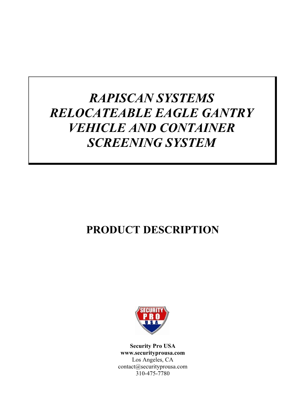 Rapiscan Systems