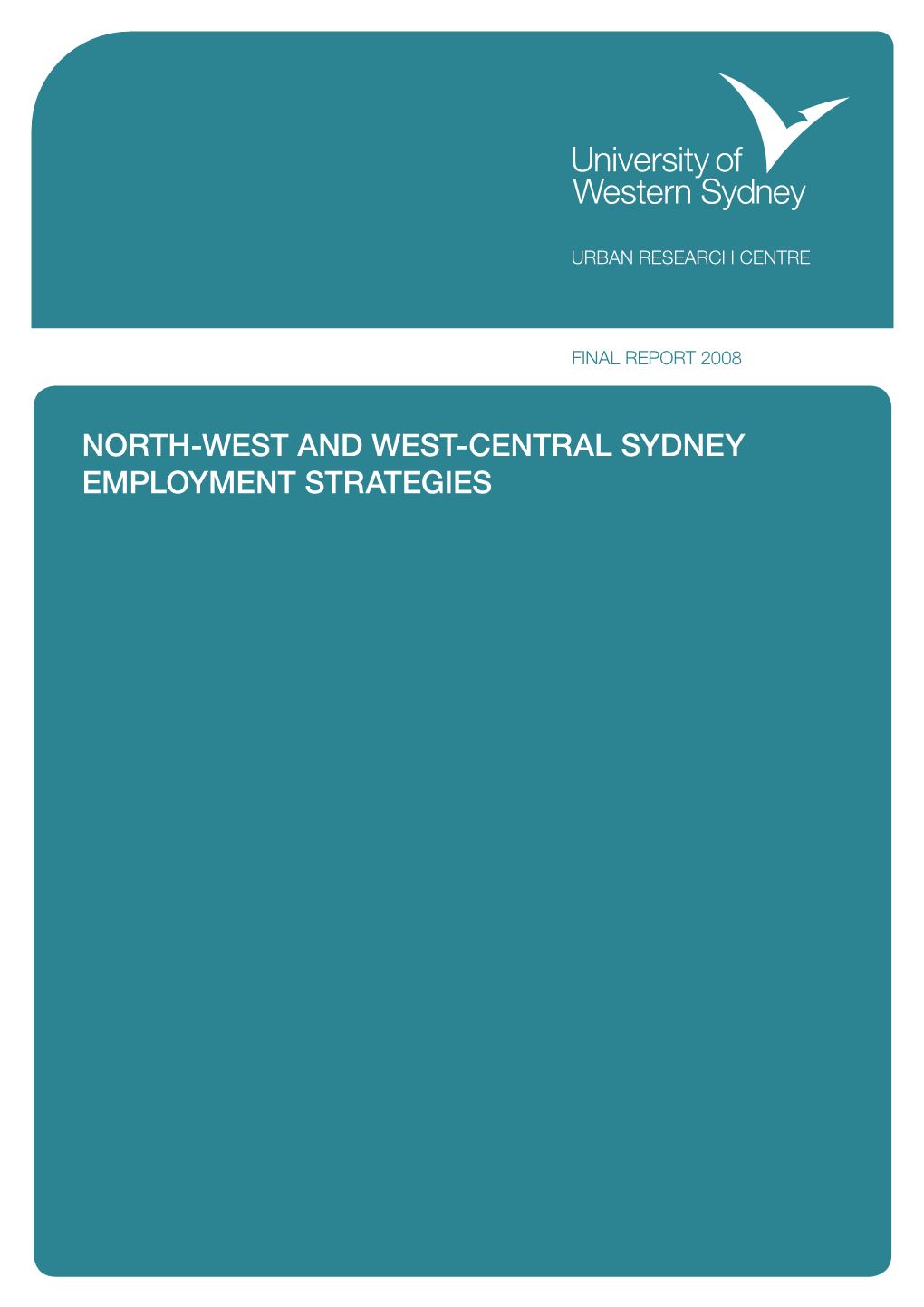 North-West and West-Central Sydney Employment Strategies