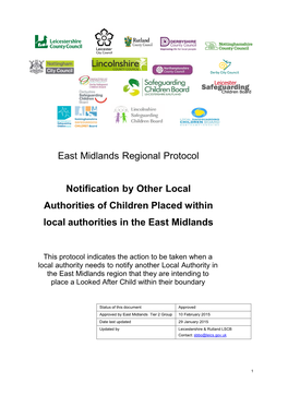 East Midlands Regional Protocol