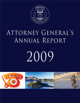 Attorney General's 2009 Annual Report