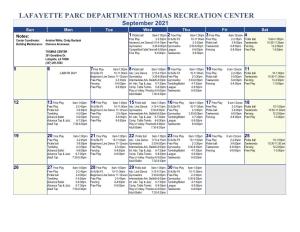 Lafayette Parc Department/Thomas Recreation Center
