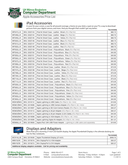 Computer Department Ipad Accessories Displays and Adapters