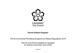 Permit Holders Register