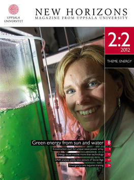 New Horizons Magazine from Uppsala University 2:2 2012