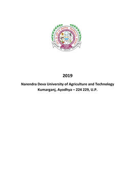 Narendra Deva University of Agriculture and Technology Kumarganj, Ayodhya – 224 229, U.P