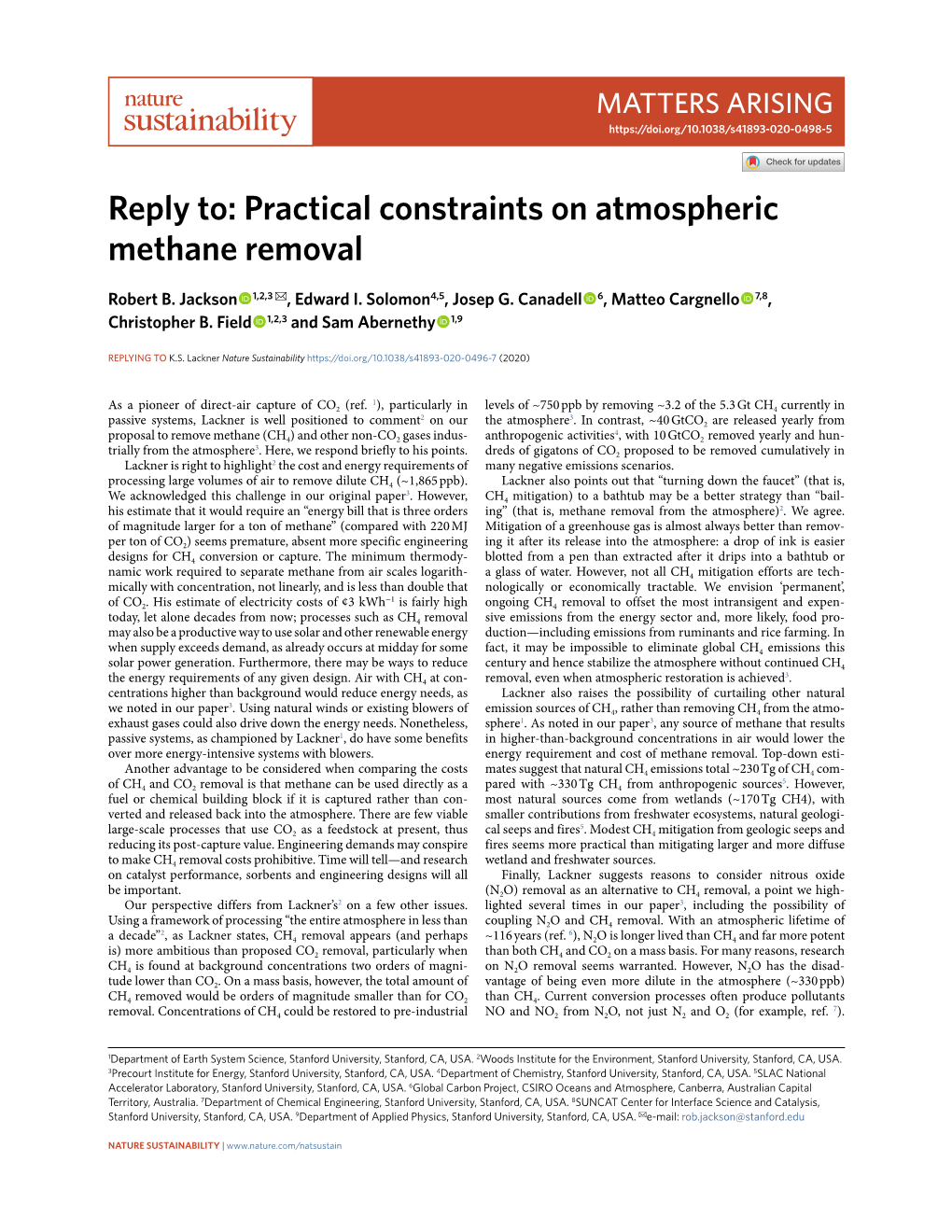 Practical Constraints on Atmospheric Methane Removal