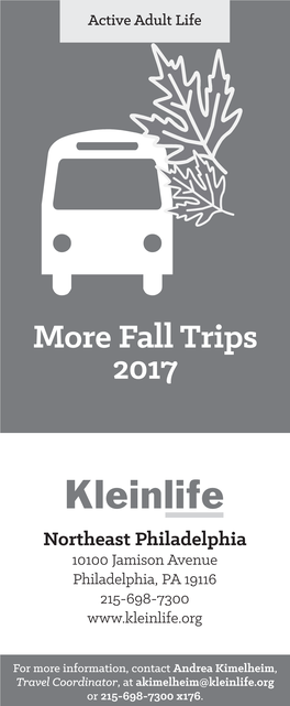 Fall Trips 2017