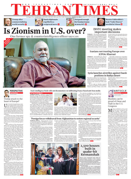 Is Zionism in U.S. Over?