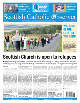 Scottish Church Is Open to Refugees