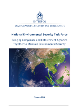National Environmental Security Task Force Manual