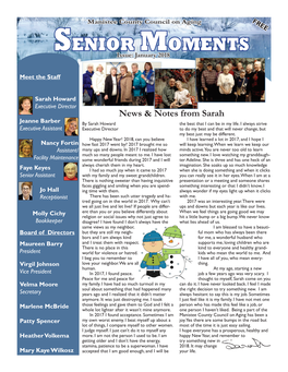 Senior Moments Issue: January 2018
