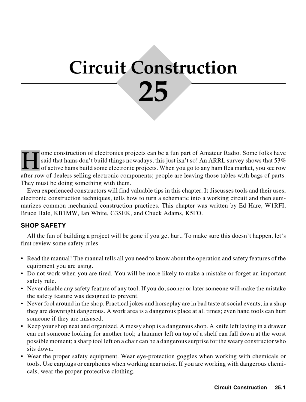 Circuit Construction 25