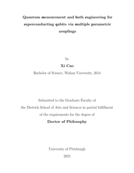 Quantum Measurement and Bath Engineering for Superconducting Qubits Via Multiple Parametric Couplings