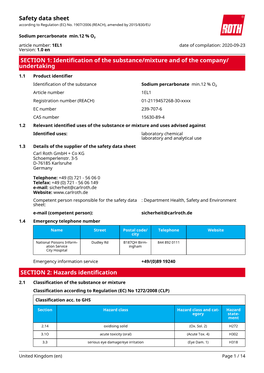 Sodium Percarbonate