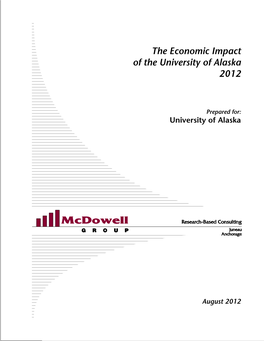 The Economic Impact of the University of Alaska 2012
