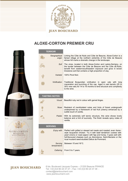 Aloxe-Corton Premier Cru