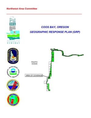 Coos Bay, Oregon Geographic Response Plan (Grp)