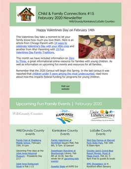 February 2020 Newsletter Will/Grundy/Kankakee/Lasalle Counties