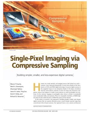 Single-Pixel Imaging Via Compressive Sampling