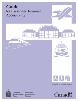 Guide for Passenger Terminal Accessibility