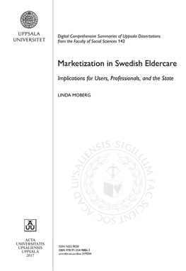 Marketization in Swedish Eldercare