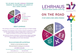 Lehrhaus Pamphlet New for All A5 4Pp B
