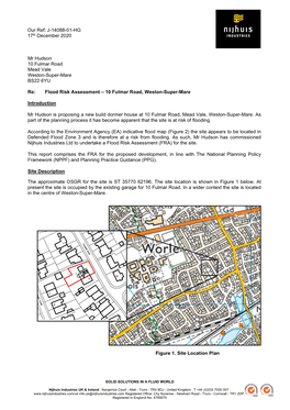 Flood Risk Assessment – 10 Fulmar Road, Weston-Super-Mare