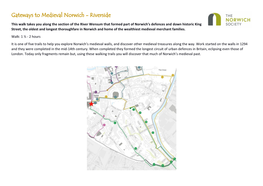 Gateways to Medieval Norwich - Riverside