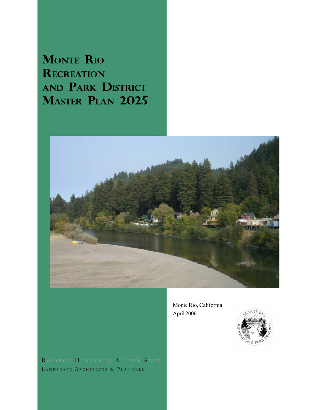 Monte Rio Recreation and Park District Master Plan 2025