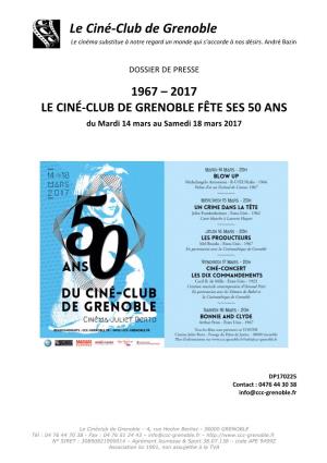 Le Ciné-‐Club De Grenoble