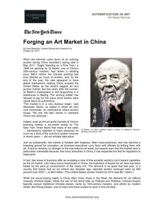 Forging an Art Market in China